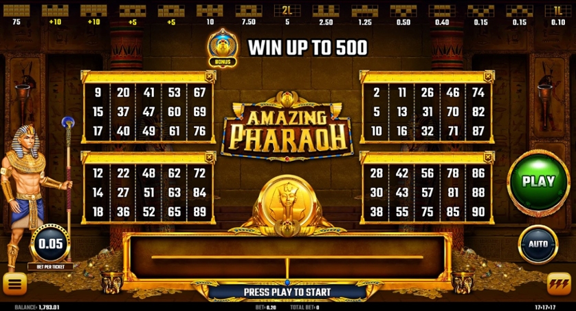 Bingo Amazing Pharaoh