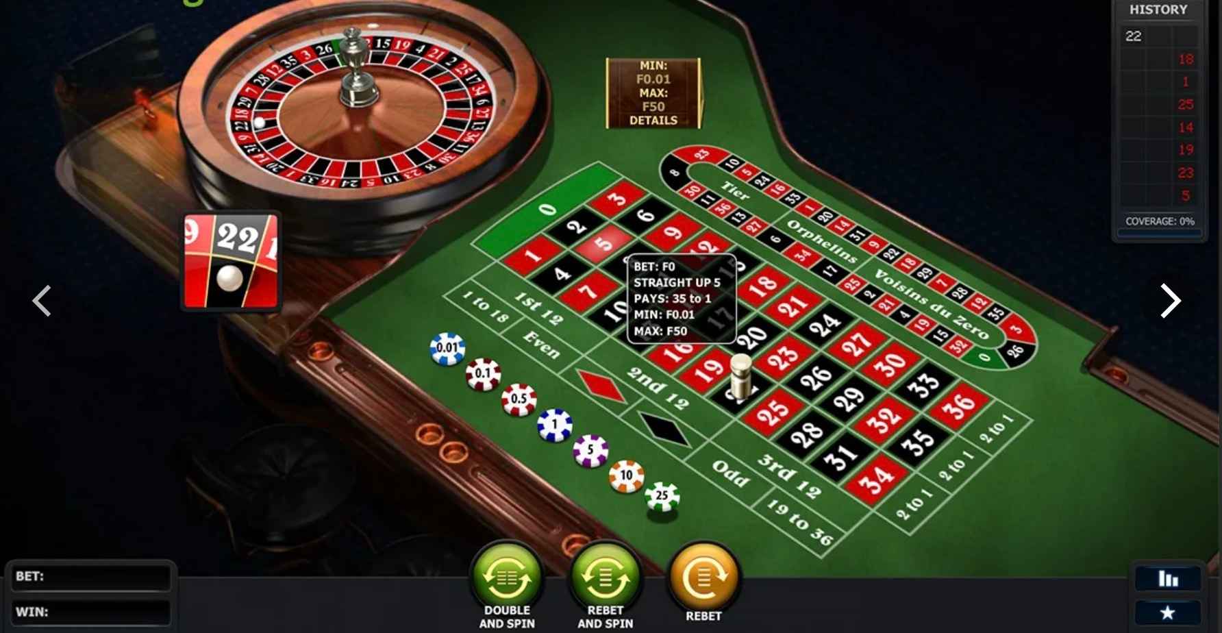 European Roulette